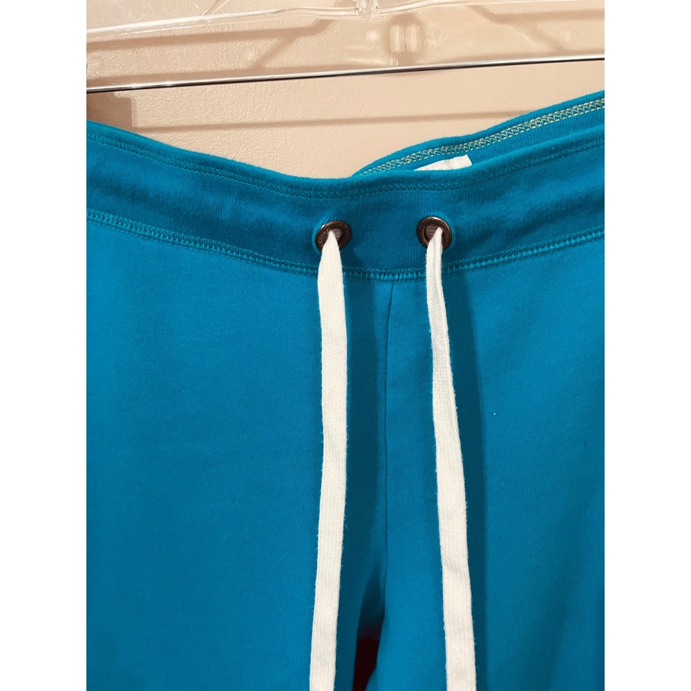 Aeropostale Vtg Y2K Teal Blue Aero Athl Div A87 Wide Leg Sweatpants Size L - Picture 2 of 7